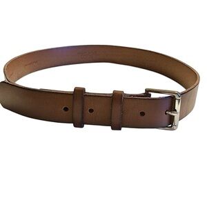 Polo Ralph Lauren Women’s Brown Leather Roller Buckle Belt Size 32/80